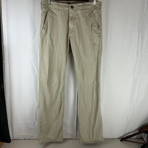 BKE Denim Jake Chino Pants Mens 32L Khaki Tan‎ Straight Leg Stretch 32x32